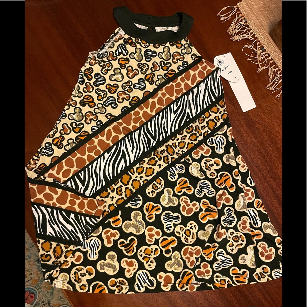 Disney Animal print swing dress 7/8